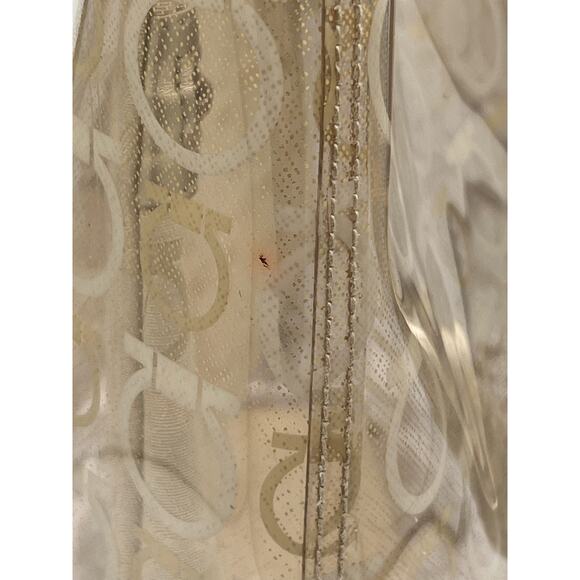 Salvatore Ferragamo Gancini Tote purse cute clear shoulder bag - Picture 4 of 15